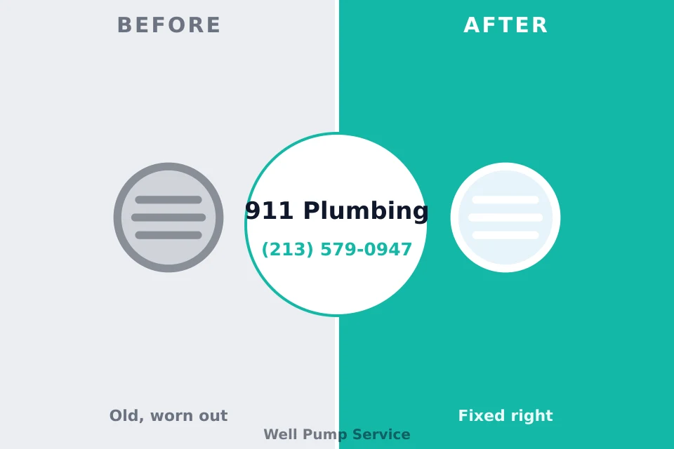 Before and after: plumbing company Cabin John, MD